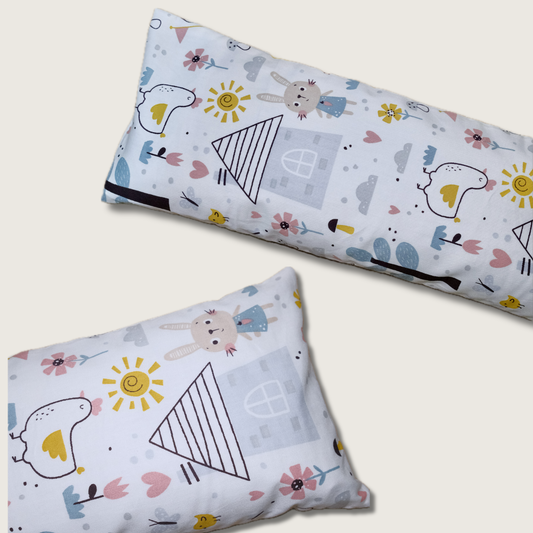 Handmade Personalised Baby Beansprout Husk Pillow - A13