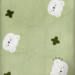 A16 Bear with green background