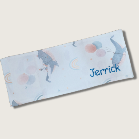 Handmade Baby Pillow Case with Personalised Name