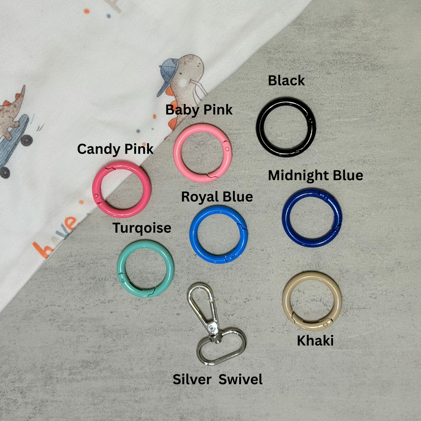 Custom Embroidery Name Tag (Without Icon)