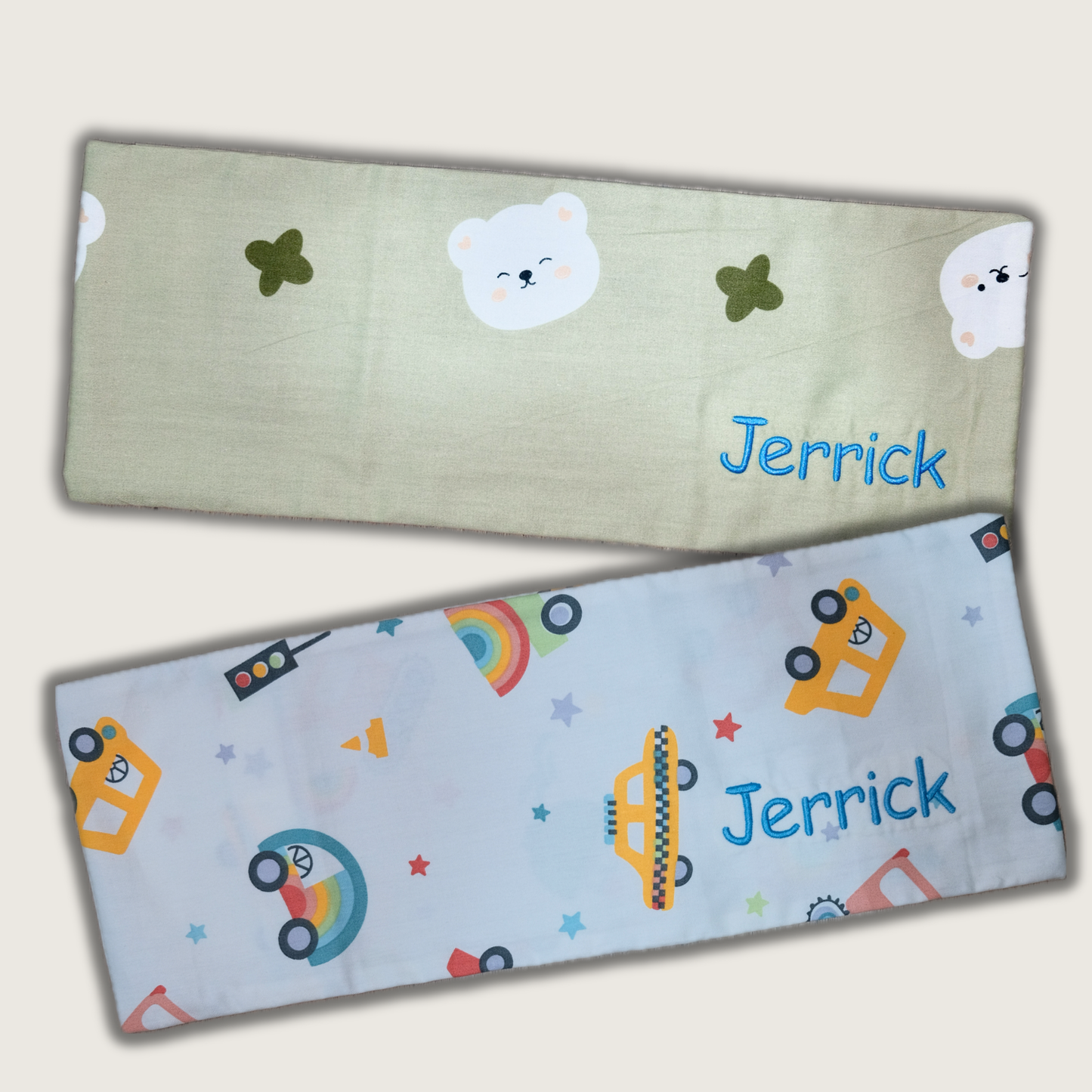 Handmade Baby Pillow Case with Personalised Name