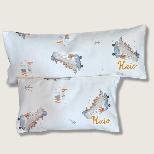Handmade Personalised Baby Beansprout Husk Pillow