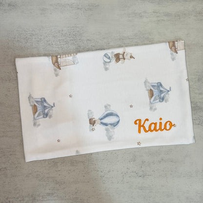 Handmade Personalised Baby Pillow Case
