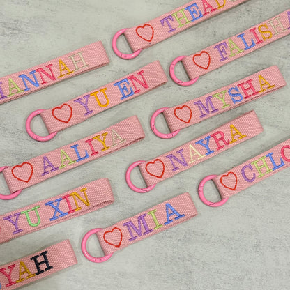 Custom Embroidery Name Tag (Without Icon)