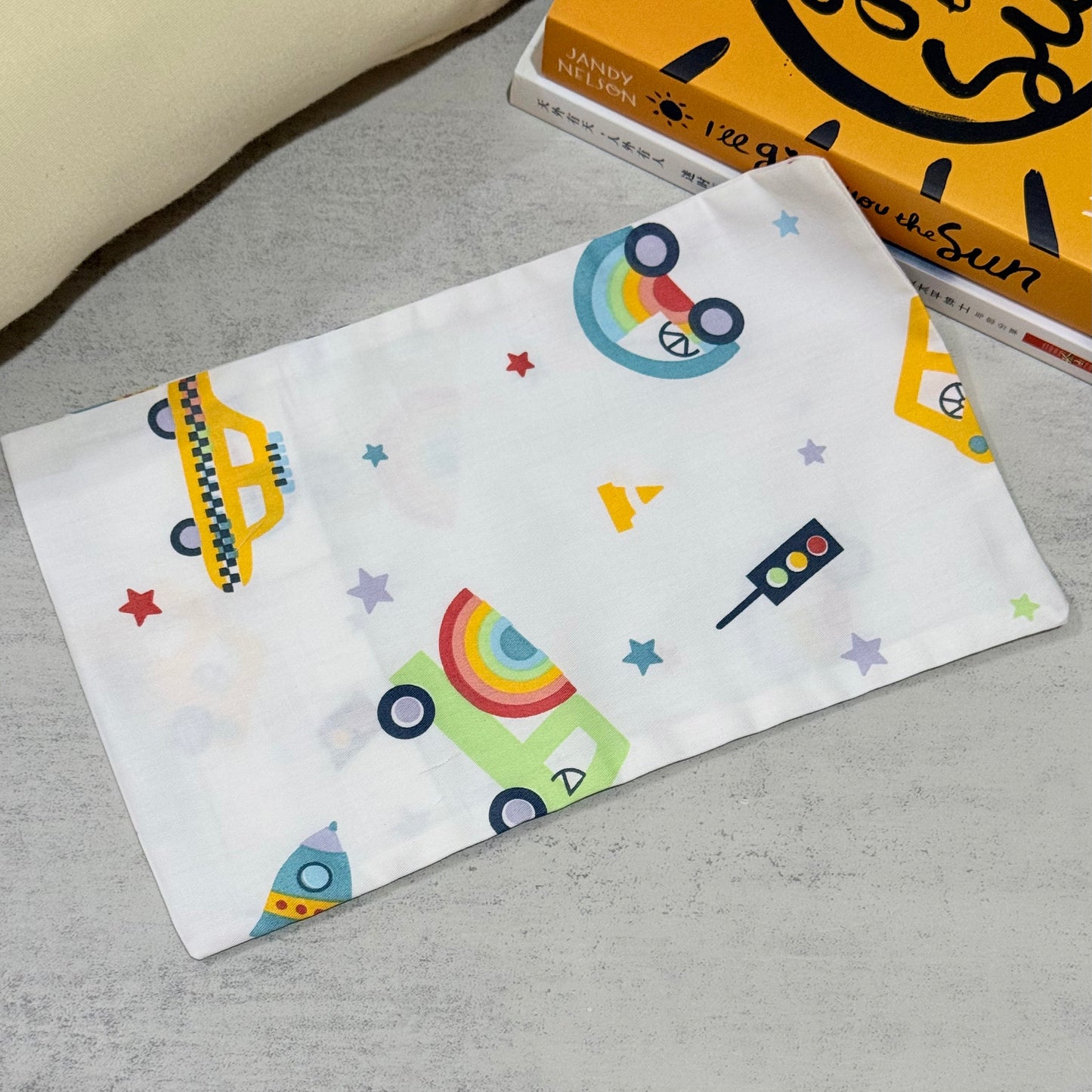 Handmade Baby Pillow Case with Personalised Name