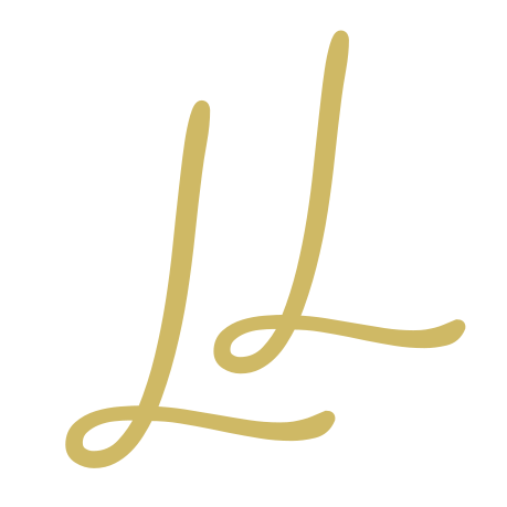 Gold 'LL' logo on a white background